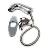 Chrome shower head and control handle with hose of AquaSense sensor faucet