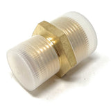 Cascada Showers Brass Fitting – 1/2" G Male × 3/4" NPT Male Plumbing Adapter