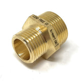 1/2" G Male to 3/4" NPT Male Brass Adapter by Cascada Showers – Lead-Free Plumbing Fitting