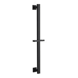 A matte black double-handle wall-mounted Cascada 26-inch 304 stainless steel