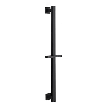 A matte black double-handle wall-mounted Cascada 26-inch 304 stainless steel
