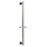 Cascada 26-inch 304 stainless steel height adjustable sliding shower bar with brass holder