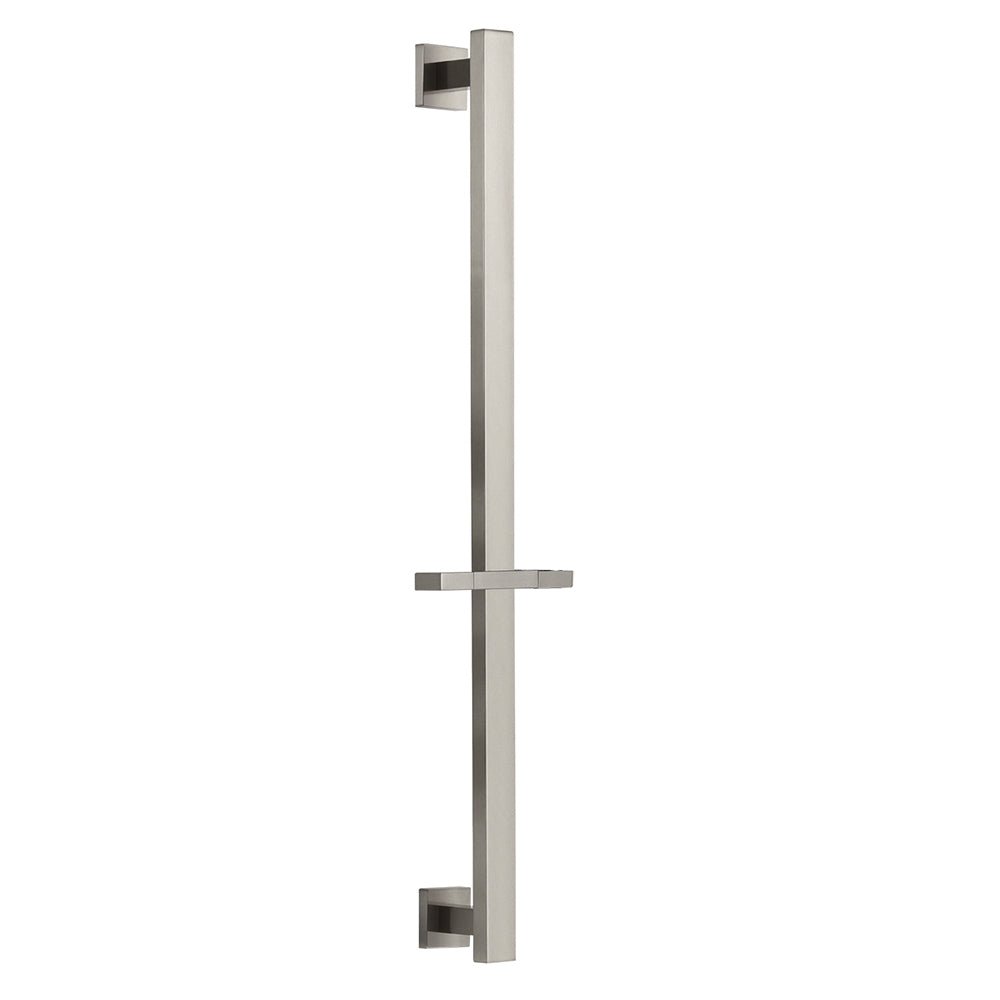 Cascada 26-inch 304 stainless steel height adjustable sliding shower bar with brass holder