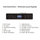 Cascada Amalfi Smart Hotel Grade Jacuzzi Bathtub LED Music Whirlpool Shower Tub