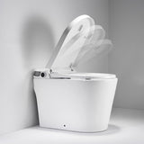 Integrated water tank on Annecy smart toilet for stable reliable flushing even with low water pressure