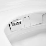 UV-treated self-cleaning bidet nozzle on Annecy smart toilet for hygienic spa-grade washing