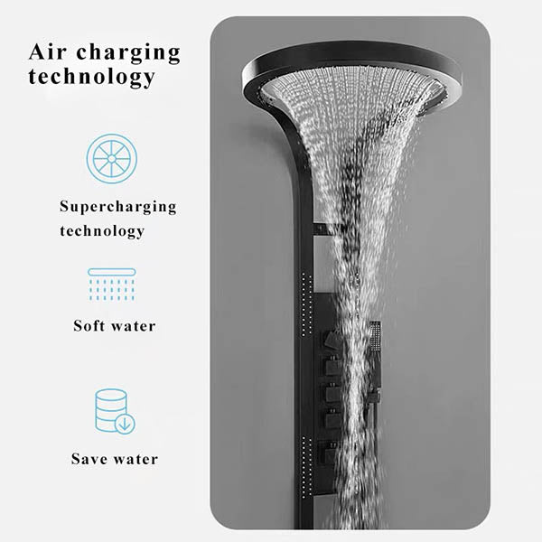 Shower Panel Systems & Large Round Rainfall Shower Head