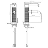 Cascada Aspen Single Handle Bathroom Sink Faucet (Hot & Cold) - Cascada Showers