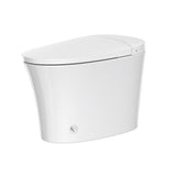 Side profile of Cascada Cliff floor-mounted smart bidet toilet showing slim one-piece design