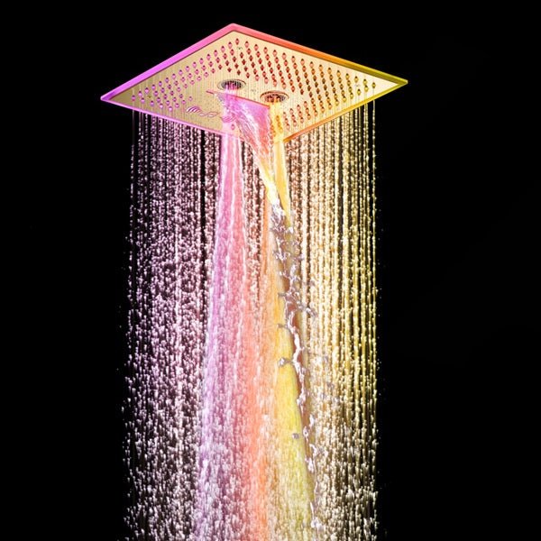 Cascada Davos 16" LED Music Shower System - Cascada Showers