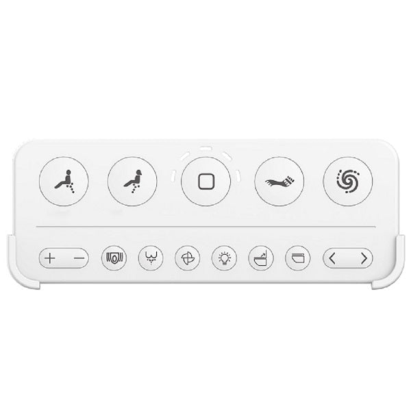 Cascada Florence ADA comfort height smart bidet toilet floor-mounted in white ceramic