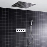 Cascada Napoli LED Shower System: Rainfall, Spa Mist, Thermostatic Control - Cascada Showers