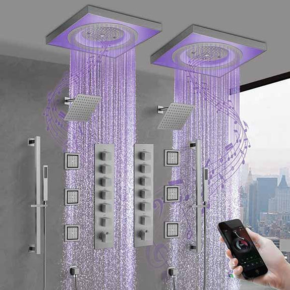 Snapshot of Luxury Penthouse Rentals Massaging Shower Heads
