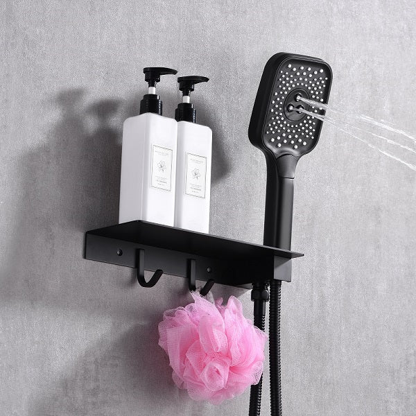 Cascada Pompeii 12" Matte Black Shower Set - Cascada Showers