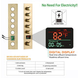 Dual shower system with LED lights and music feature