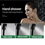 Cascada Rubinetto 10" Matte Black Thermostatic Shower Faucet - Cascada Showers