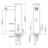 Cascada SensiFlow Elite Automatic Bathroom Vessel Sink faucet - Cascada Showers