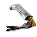 Chrome faucet with electrical wiring of SmartFlow automatic sensor faucet