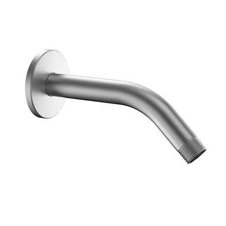 Stainless steel Cascada 7 inch curved wall shower arm 