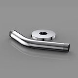 Chrome Cascada 7 inch curved wall shower arm