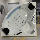 Durable acrylic Jacuzzi with bubble massage, waterfall, and advanced plumbing system