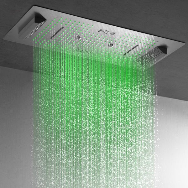 Verona 16x36 Stainless Steel Music LED Shower System
