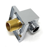 Square brass shower elbow modern bathroom contemporary style