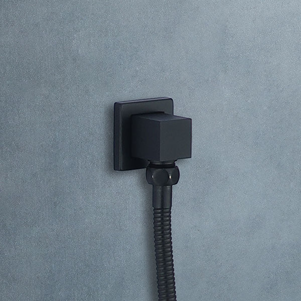 Square shower elbow wall mounted bathroom hose connector