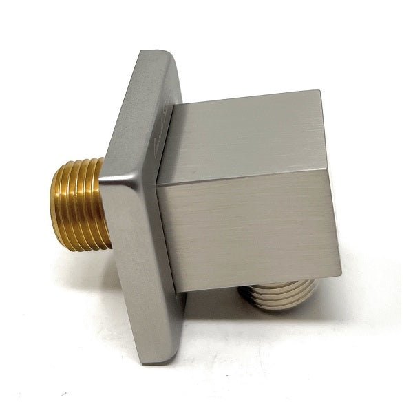 Square brass shower elbow antique brass wall mounted finish