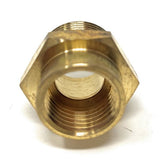 G Thread (British BSPP) Female to NPT Male Adapter - Lead Free (1/2" x 3/4")