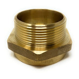 2 1/2 inch G thread BSPP female to NPT male brass adapter