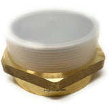 BSPP to NPT 4 inch brass pipe adapter for plumbing systems