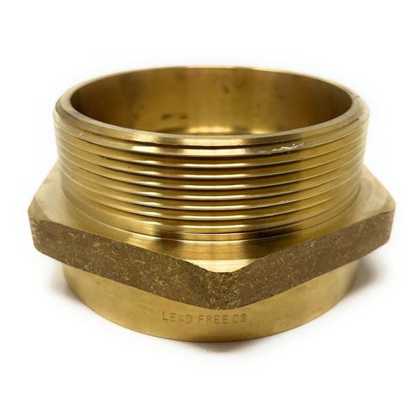 High-quality 4 inch BSPP to NPT brass pipe adapter
