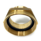 4 inch BSPP G thread to NPT male brass plumbing connector