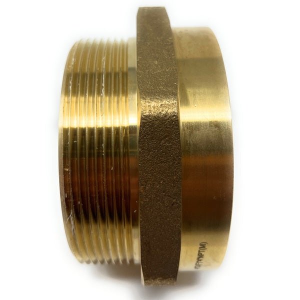 Brass 4 inch G female to NPT male thread fitting