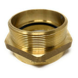 4 inch G thread BSPP female to NPT male brass adapter