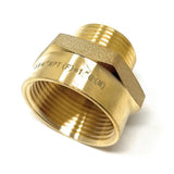 G Thread (British BSPP) Male to NPT Female Adapter - Lead Free (1" x 1 1/4")