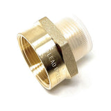 Cascada Brass plumbing fitting with 'LEAD FREE' text on a white background
