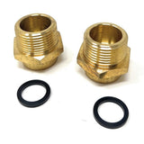 Lead-Free G Thread (British BSPP) Female to NPT Male Pipe Fitting Adapter - 1/4" - 4"