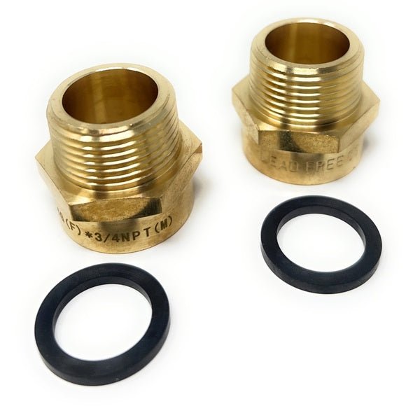 Lead-Free G Thread (British BSPP) Female to NPT Male Pipe Fitting Adapter - 1/4" - 4"