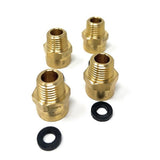 Lead-Free G Thread (British BSPP) Female to NPT Male Pipe Fitting Adapter - 1/4" - 4"