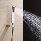 led shower system with single thermostatic valve shower head shower head with handheld waterfall Shower Head led shower head best shower head oil rubbed bronze shower system bronze shower head set shower head