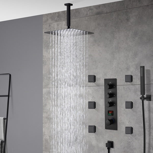 10" Thermostatic Digital Shower System By Cascada Showers - Cascada Showers