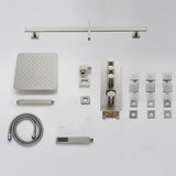 10" Thermostatic LCD Display Shower System by Cascada Showers - Cascada Showers