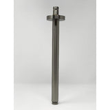 12" Ceiling Mount Shower Arm with 1/2" NPT Thread, Brushed Nickel - Cascada Showers