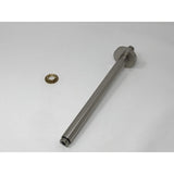 12" Ceiling Mount Shower Arm with 1/2" NPT Thread, Brushed Nickel - Cascada Showers