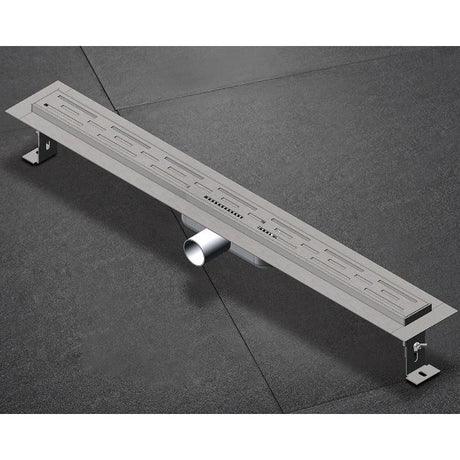 12", Linear Drain System for Floor, Stainless Steel 304, 1073 - Cascada Showers