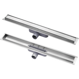 12", Linear Drain System for Floor, Stainless Steel 304, 1073 - Cascada Showers