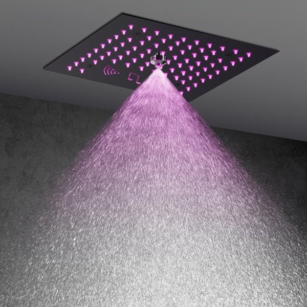 12" Turin Digital LED Bluetooth Shower System By Cascada Showers - Cascada Showers