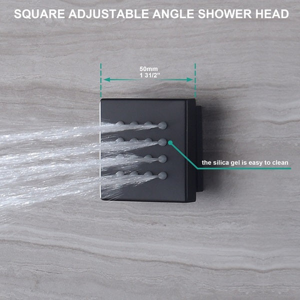 12" Turin Digital LED Bluetooth Shower System By Cascada Showers - Cascada Showers